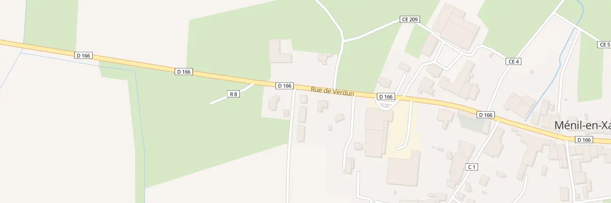 Plan du 13 Rue de la Tuilerie à Ménil-en-Xaintois