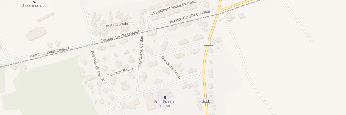 Plan du 9 Rue Jean Bouin à Batilly