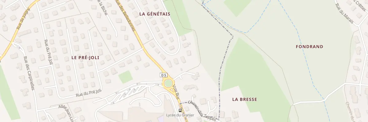Plan du 36 Rue de la Genetais à La Ravoire