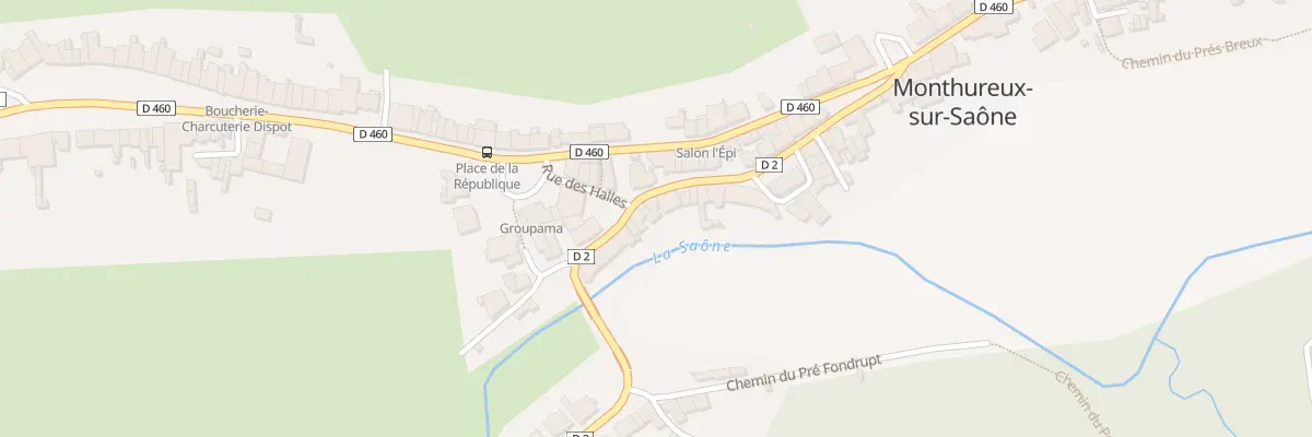 Plan du 211 Rue des Halles à Monthureux-sur-Saône