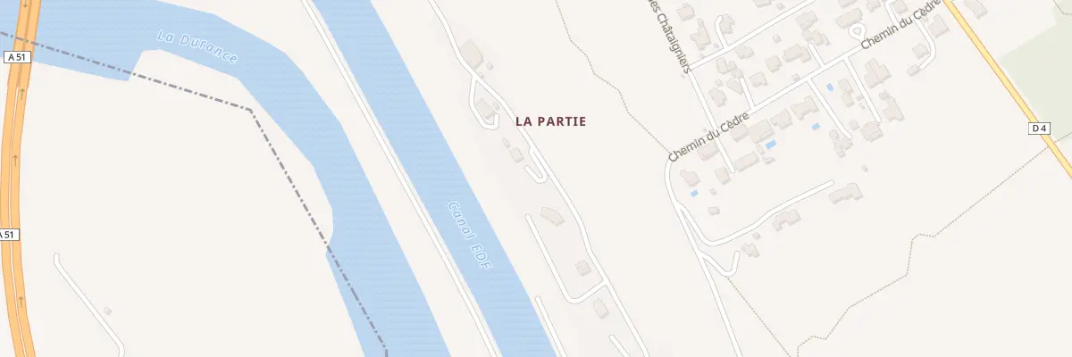 Plan du 665 Rte de Sens à Salignac