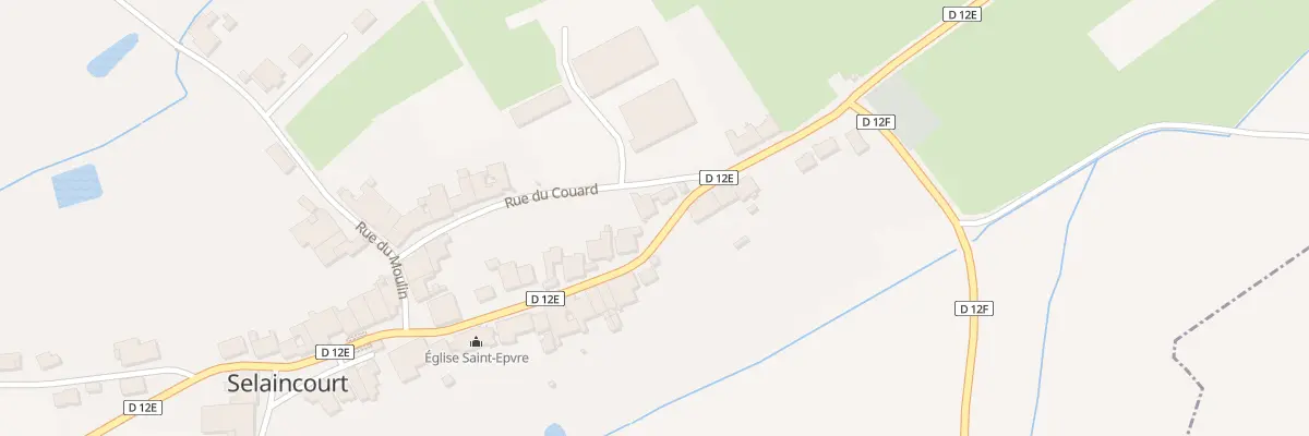 Plan du 9 Rue de l’Eglise à Selaincourt