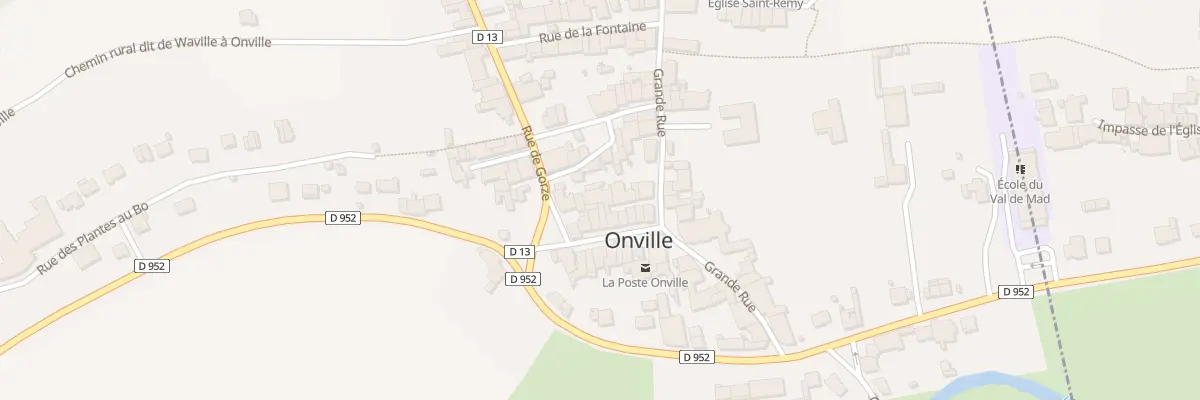 Plan du 17 Rue Grande Rue à Onville