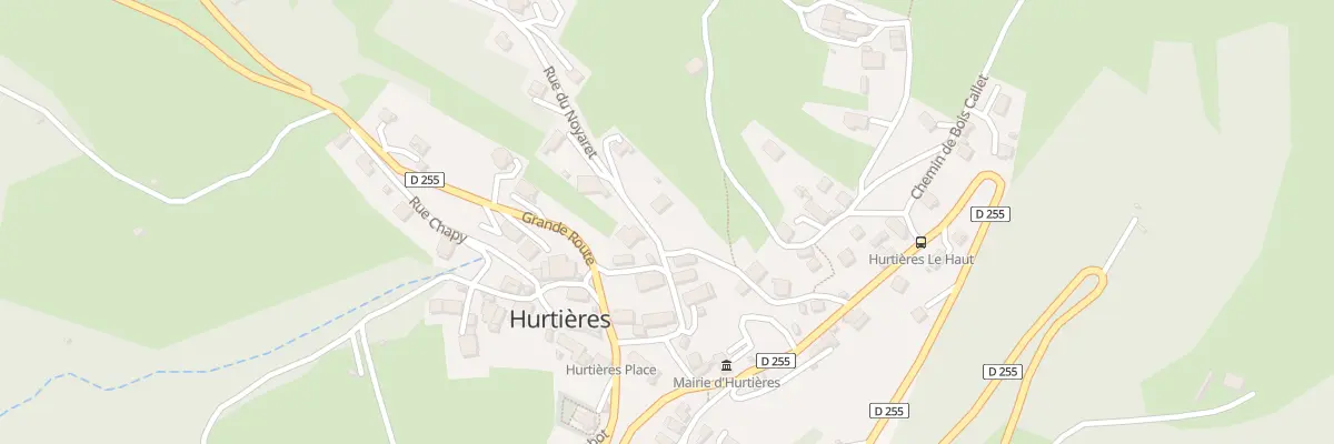 Plan du 5060 Village d’Hurthieres à Hurtières
