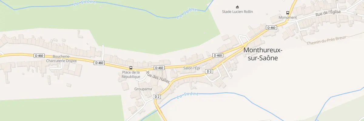 Plan du 170 Rue du Chateau à Monthureux-sur-Saône