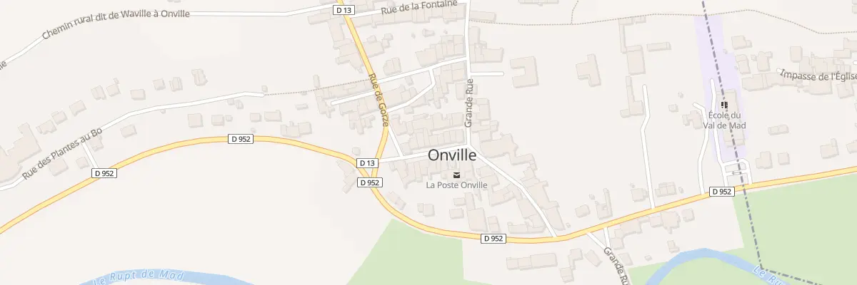 Plan du 4B Rue de la Mairie à Onville