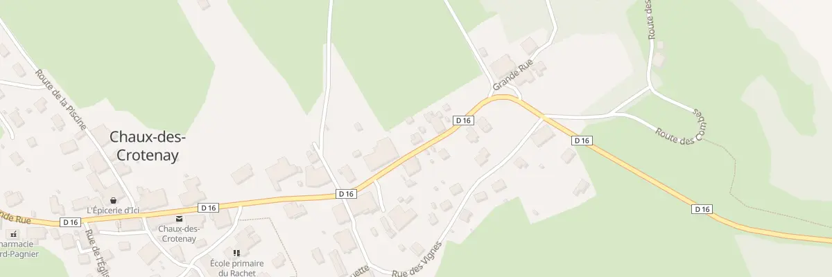 Plan du 47 Grande Rue à Chaux-des-Crotenay