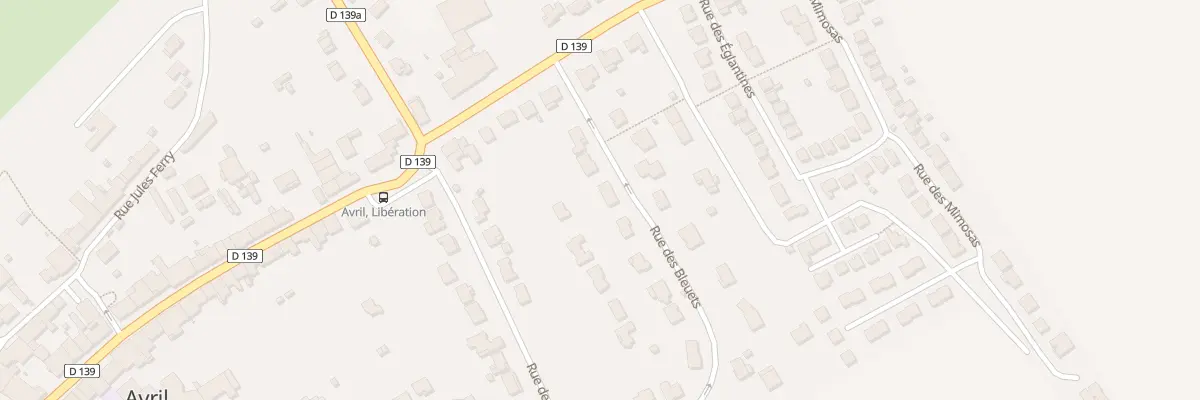 Plan du 7 Rue des Bleuets à Avril