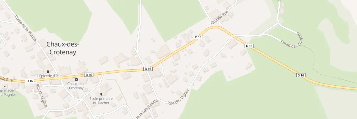 Plan du 36 Grande Rue à Chaux-des-Crotenay