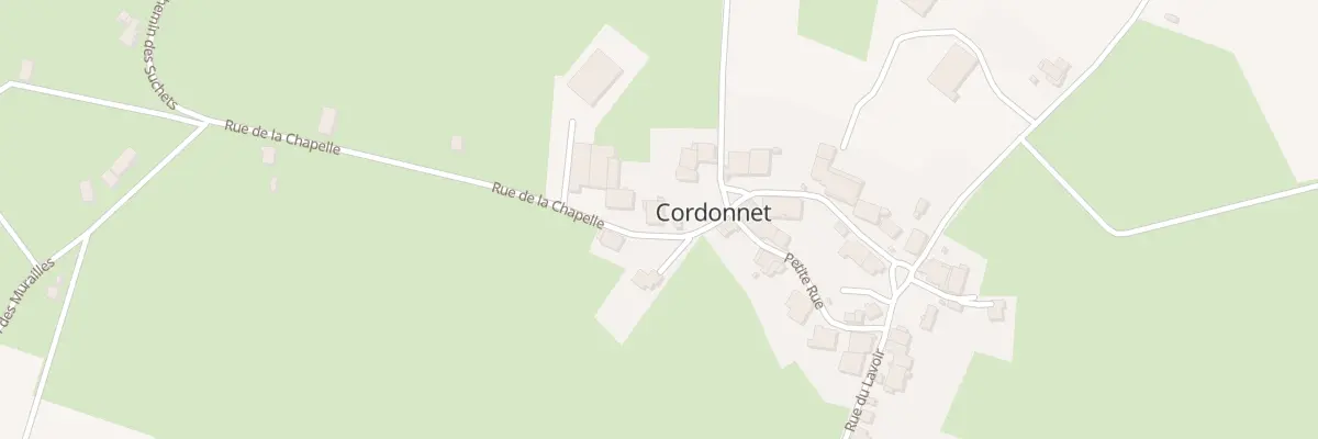 Plan du 18 Rue de la Chapelle à Cordonnet