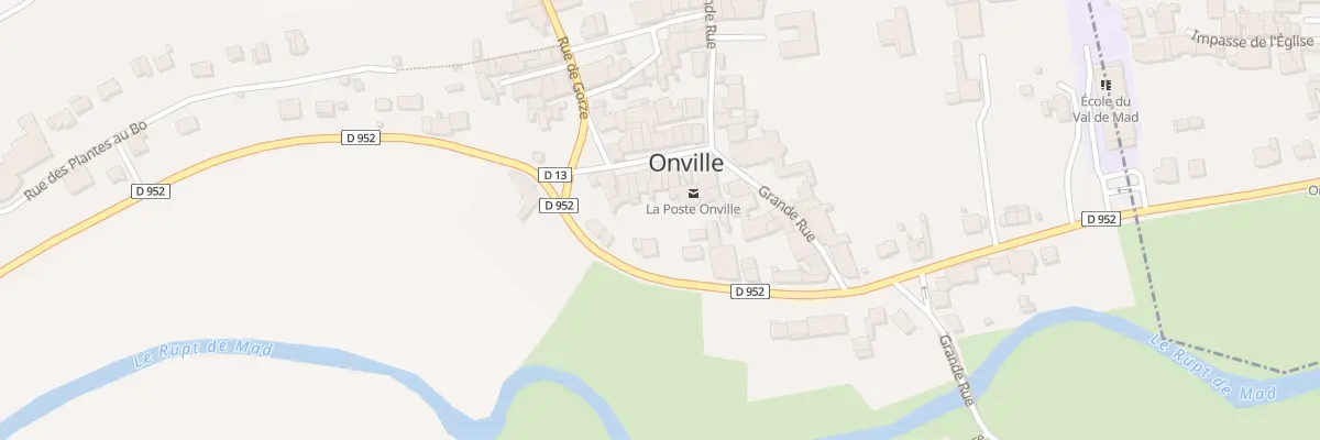 Plan du 3 Rue de la Mairie à Onville