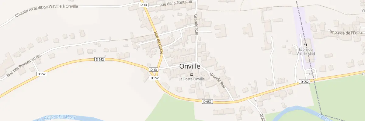 Plan du 4 Rue de la Mairie à Onville