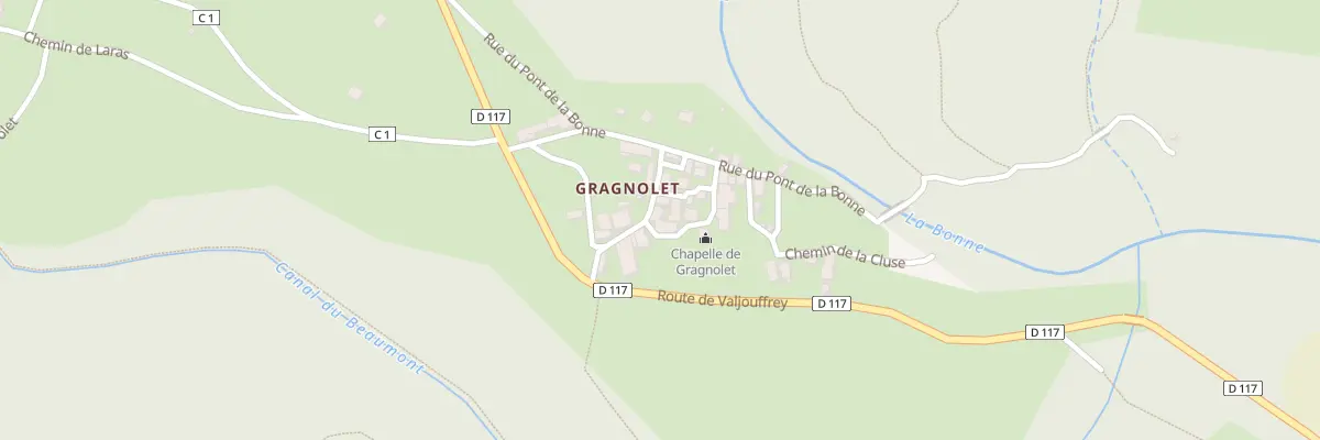 Plan du 94 Rue de la Chapelle à Entraigues