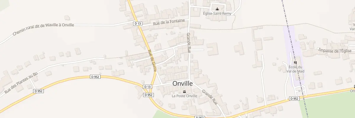 Plan du 5 Rue Adrienne Jouclard à Onville