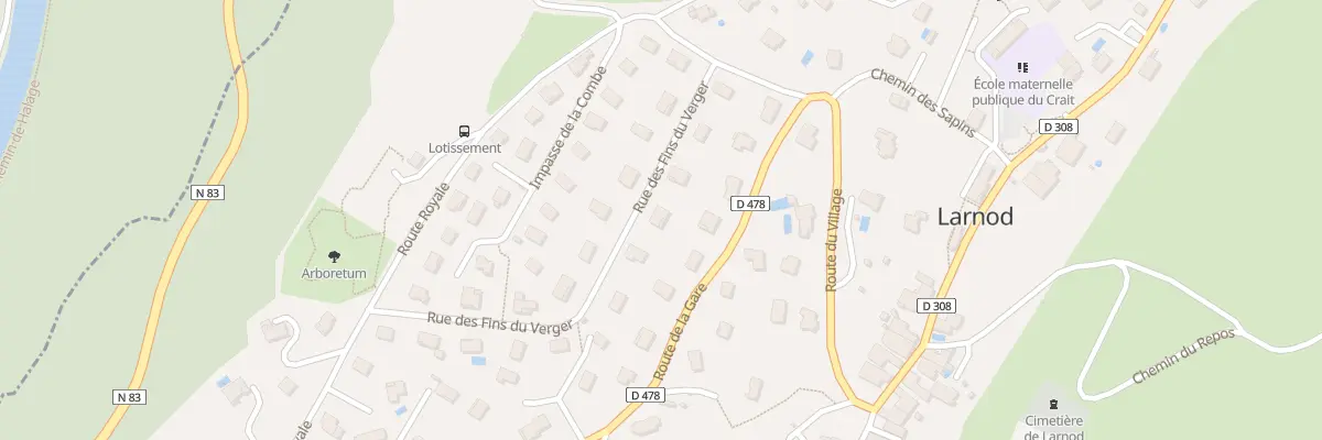 Plan du 5 Rue des Fins du Verger à Larnod