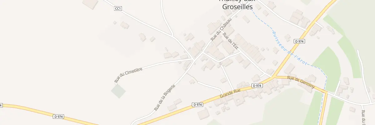 Plan du 1 Rue de la Bogerie à Thuilley-aux-Groseilles