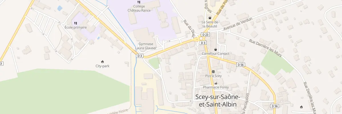 Plan du 6 Rue du Pont de la Balance à Scey-sur-Saône-et-Saint-Albin
