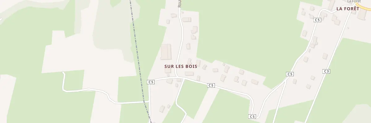 Plan du 788 Rte des Bois à Saint-Ours