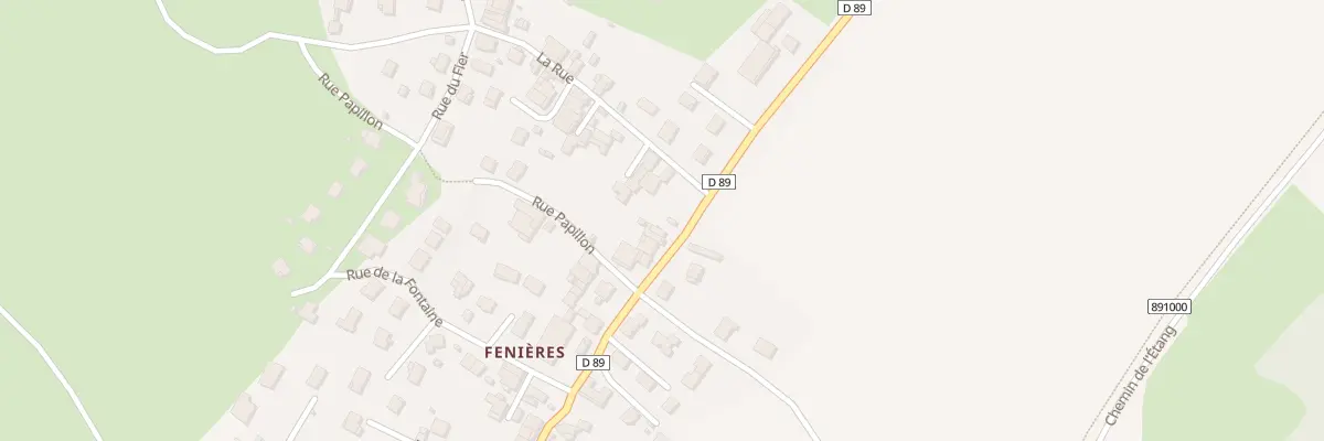 Plan du 492 Rue de Fenières à Thoiry
