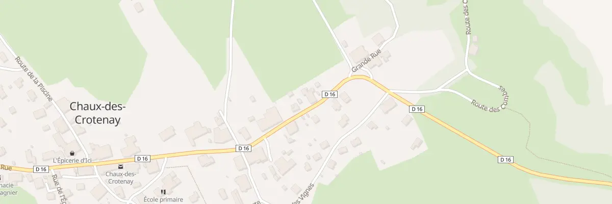 Plan du 51 Grande Rue à Chaux-des-Crotenay