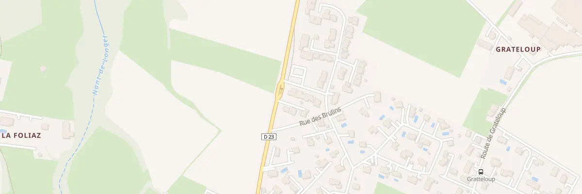 Plan du 24 Rue des brulins à Valleiry