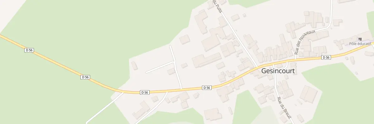 Plan du 2 Rue des Chenevieres à Aboncourt-Gesincourt