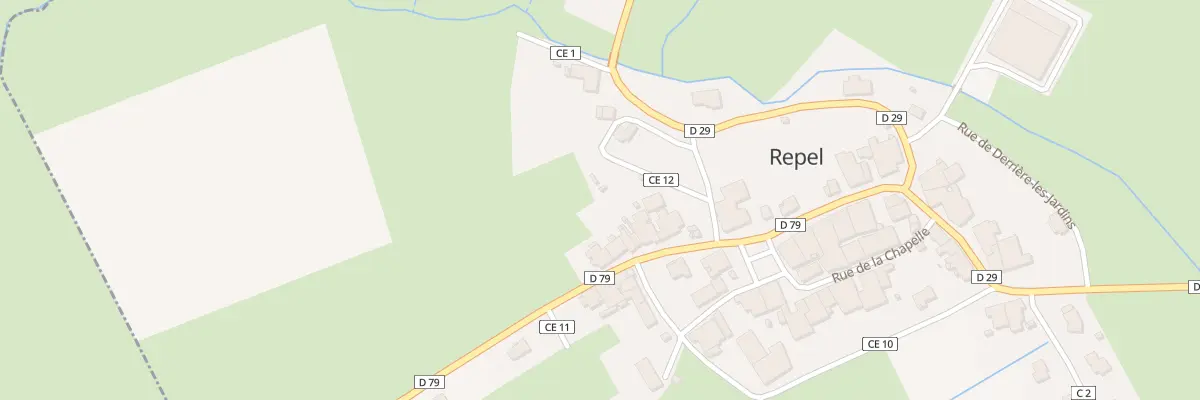 Plan du 9001 Rue Grande Rue à Repel