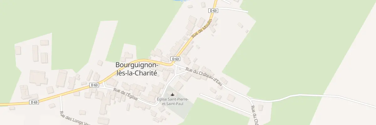 Plan du 5010 Le Village à Bourguignon-lès-la-Charité