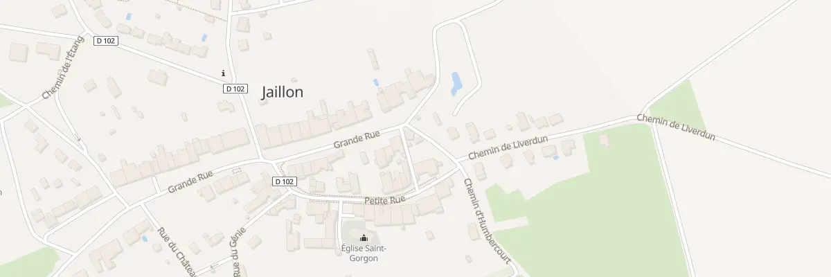 Plan du 1 Rue du Presbytère à Jaillon