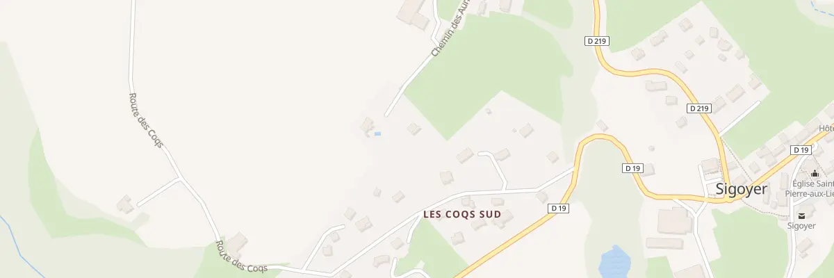 Plan du 5246 Les Coqs Sud à Sigoyer