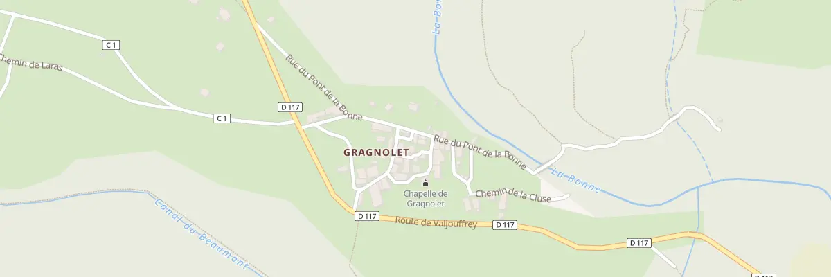 Plan du 1 Chem du Sablat à Entraigues