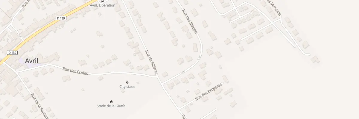 Plan du 29 Rue des Bleuets à Avril