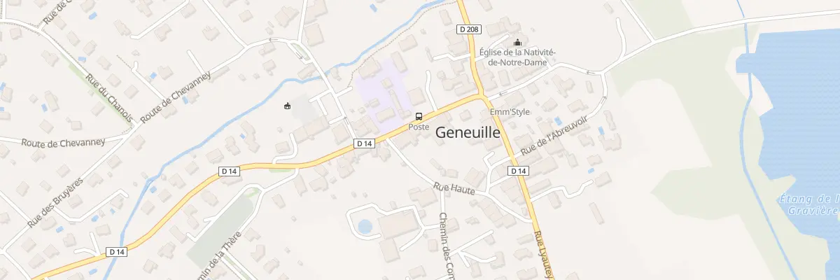 Plan du 11 Rue Maupommet à Geneuille