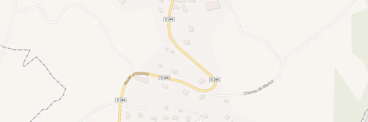 Plan du 1160 Rte d’Orbessy à Saint-Eusèbe