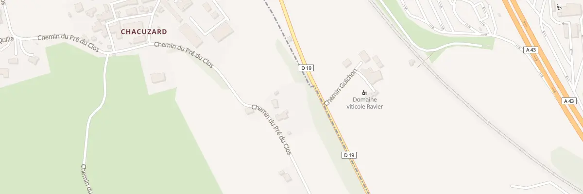 Plan du 348 Che du Pré du Clos à Myans