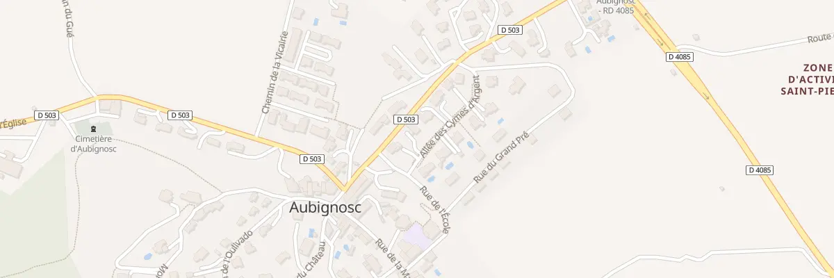 Plan du 9999 Champ Girard à Aubignosc