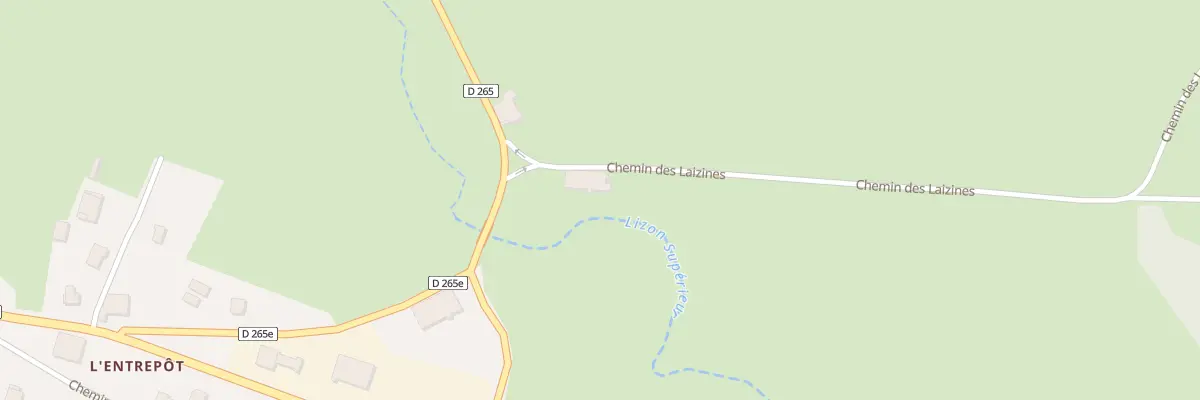 Plan du 2 Che des Laizines à Ounans