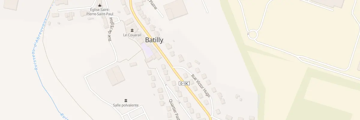 Plan du 7 Rue Victor Hugo à Batilly