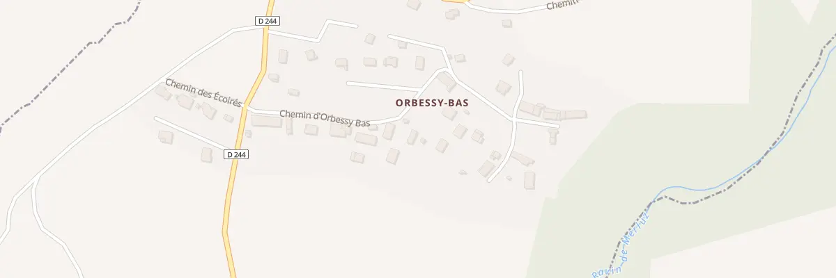Plan du 200 Che d’Orbessy Bas à Saint-Eusèbe