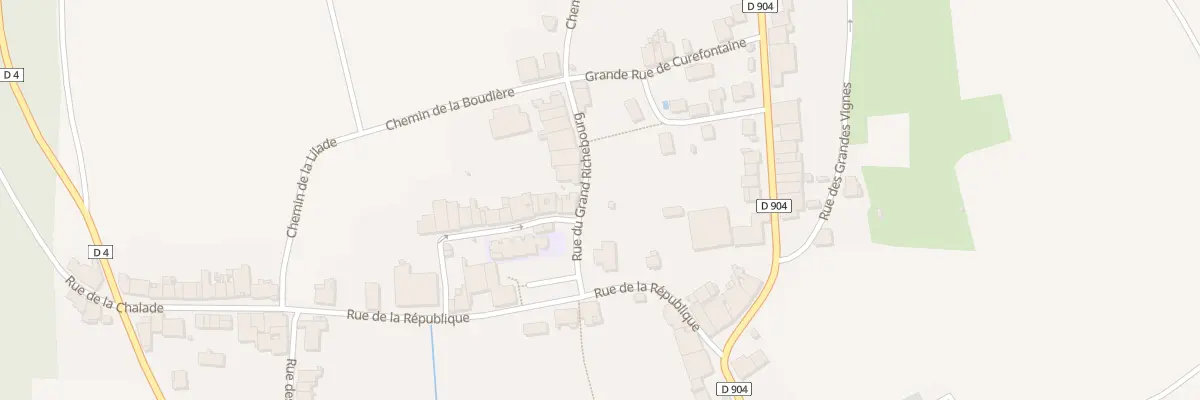 Plan du 4 Rue du Grand Richebourg à Crépey