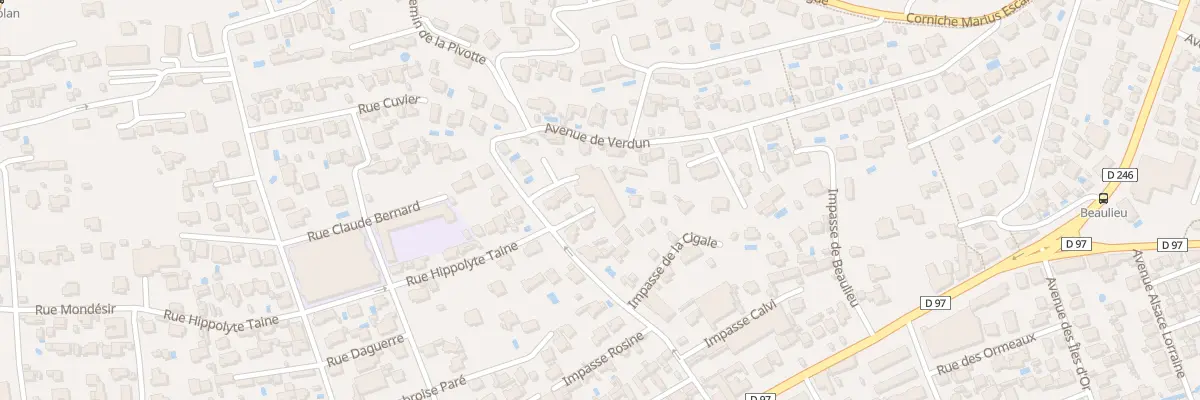 Plan du 254 Av de la Pivotte à Toulon