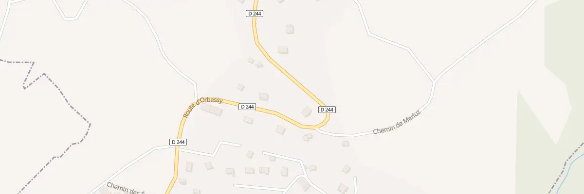 Plan du 1180 Rte d’Orbessy à Saint-Eusèbe