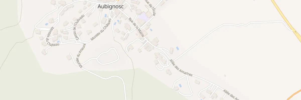 Plan du 202 Rue de la Mairie à Aubignosc