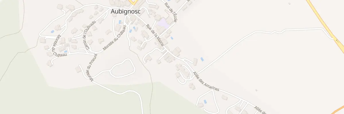 Plan du 184 Rue de la Mairie à Aubignosc