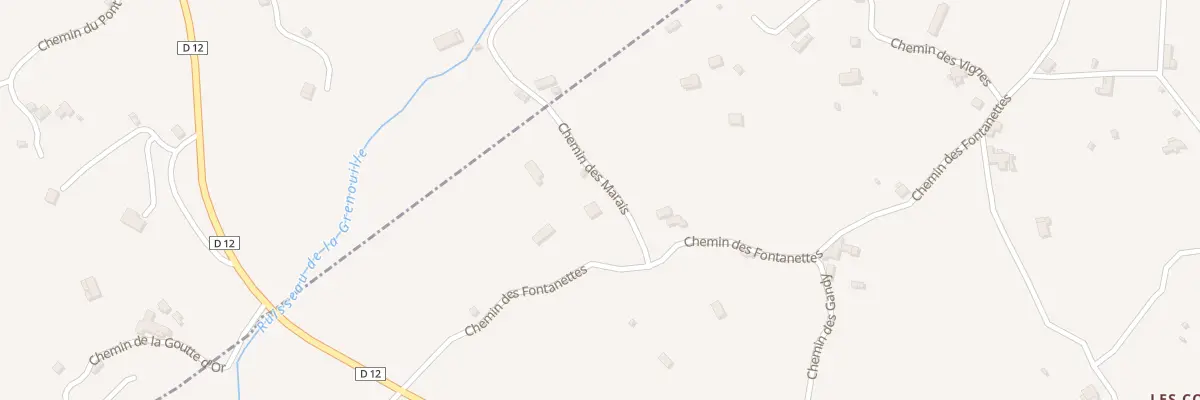 Plan du 55 Che des Marais à Porte-de-Savoie