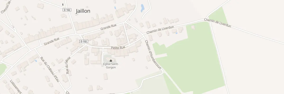 Plan du 20 Ptr Petite Rue à Jaillon