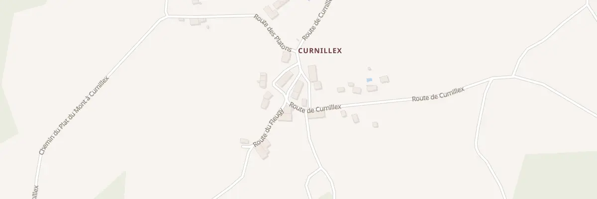 Plan du 1925 Rte de Curnillex à Chilly