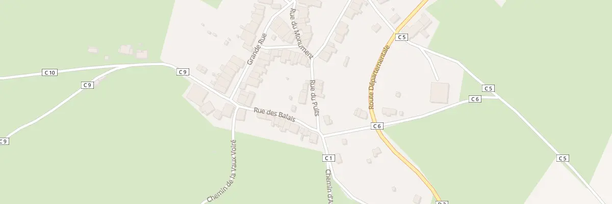 Plan du 6 Rue du Puits à Regnévelle