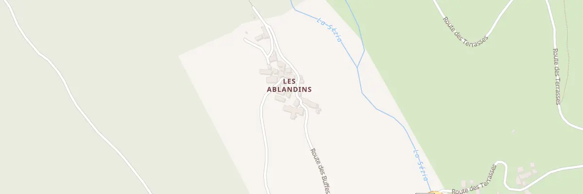 Plan du 623 Rte des Buffes à La Salette-Fallavaux