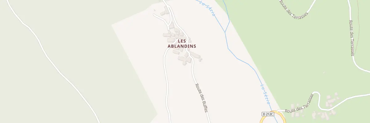 Plan du 5026 Hameau des Ablandins à La Salette-Fallavaux